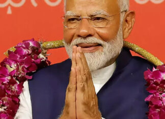 रविदिन सांझ मे तेसर बेर देशक प्रधानमंत्री पदक शपथ लेताह नरेन्द्र मोदी